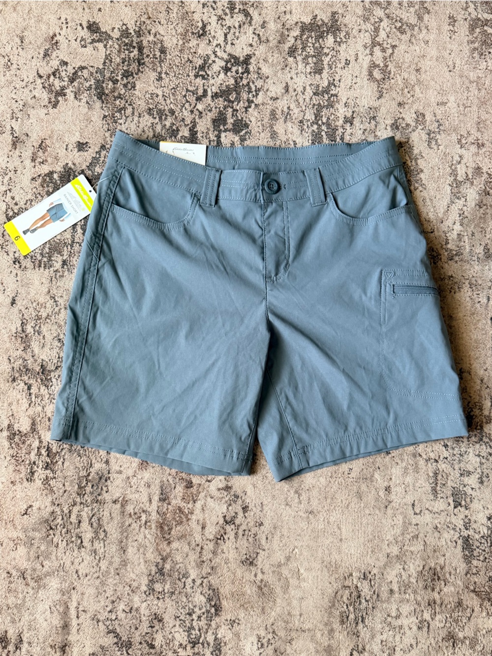 Eddie Bauer Women's Light Slate Blue Outdoor Shorts